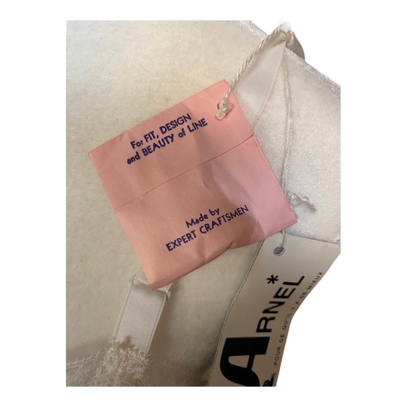 Vintage slip with lace trim & adjustable straps. Sz36 - Picture 13 of 15